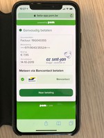 Via POM kunnen patiënten hun factuur eenvoudig betalen. 